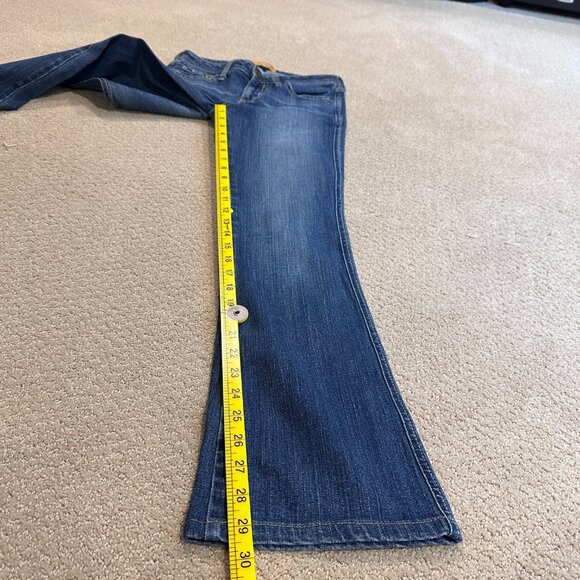Levi's Jeans Lady Style Slender Boot Cut Western Vintage Boho Sz 29 #TA526 - Picture 12 of 16
